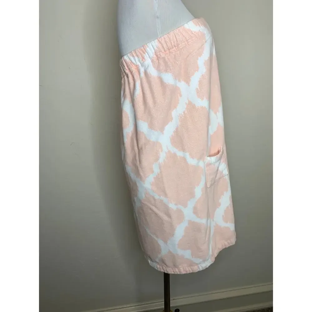 Threshold Pink Velour Wrap Towel Dorm Sorority OSFA